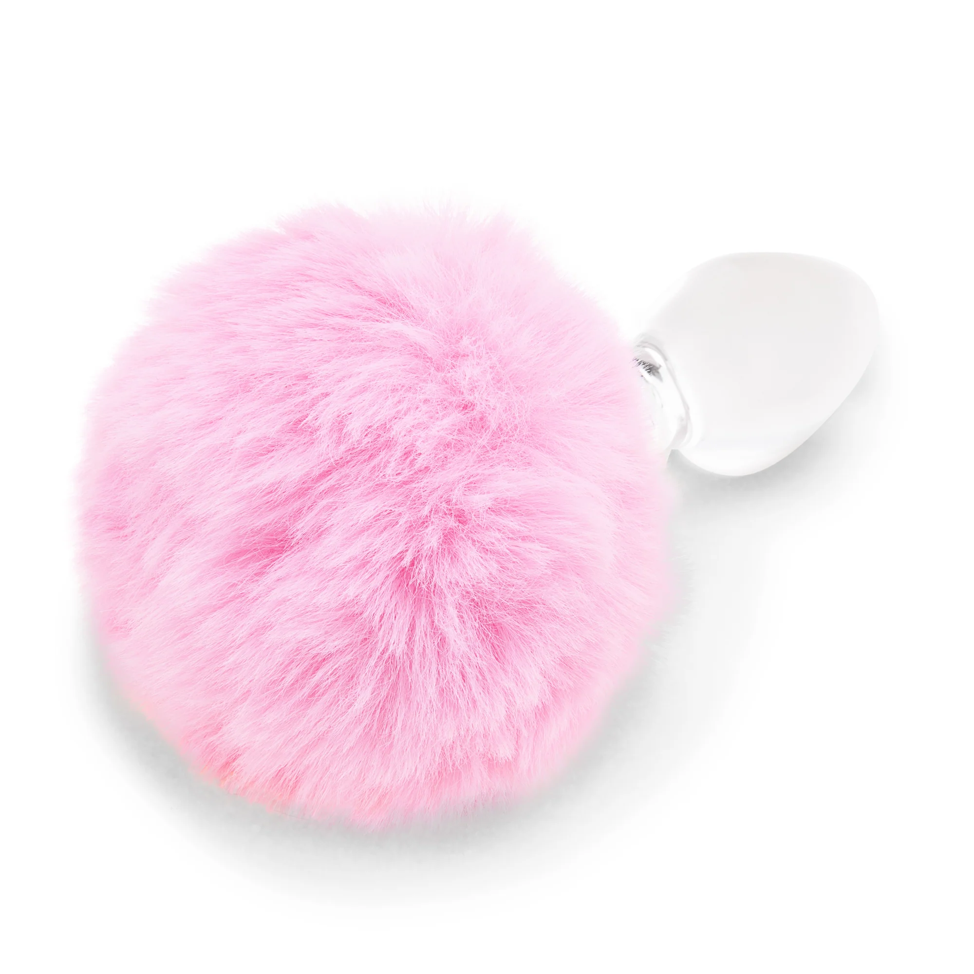 3.15" Pink Puff Tail Butt Plug - Image 3