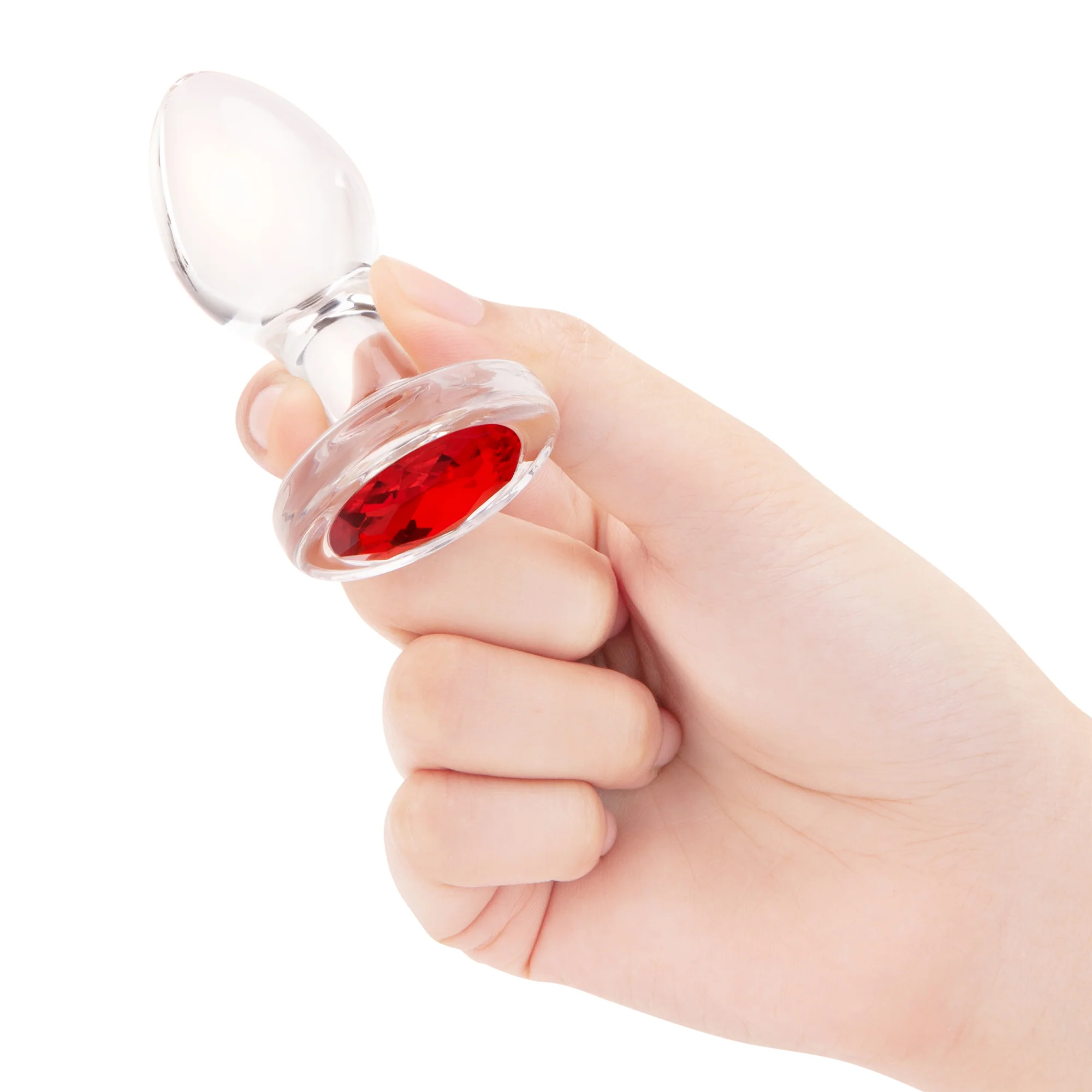 3" Cherry Sparkle Butt Plug - Image 8