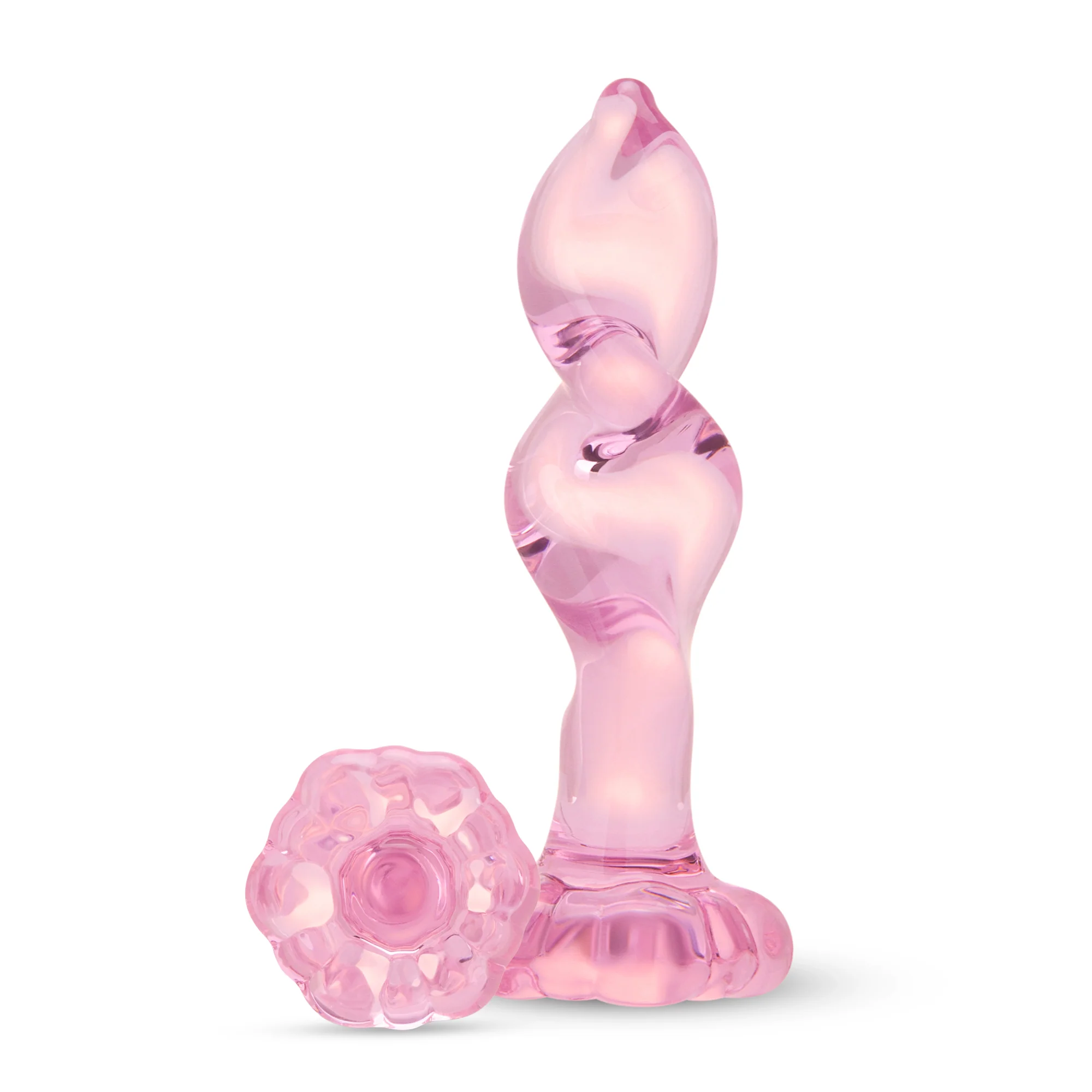 4.15" Pink Twist Dildo