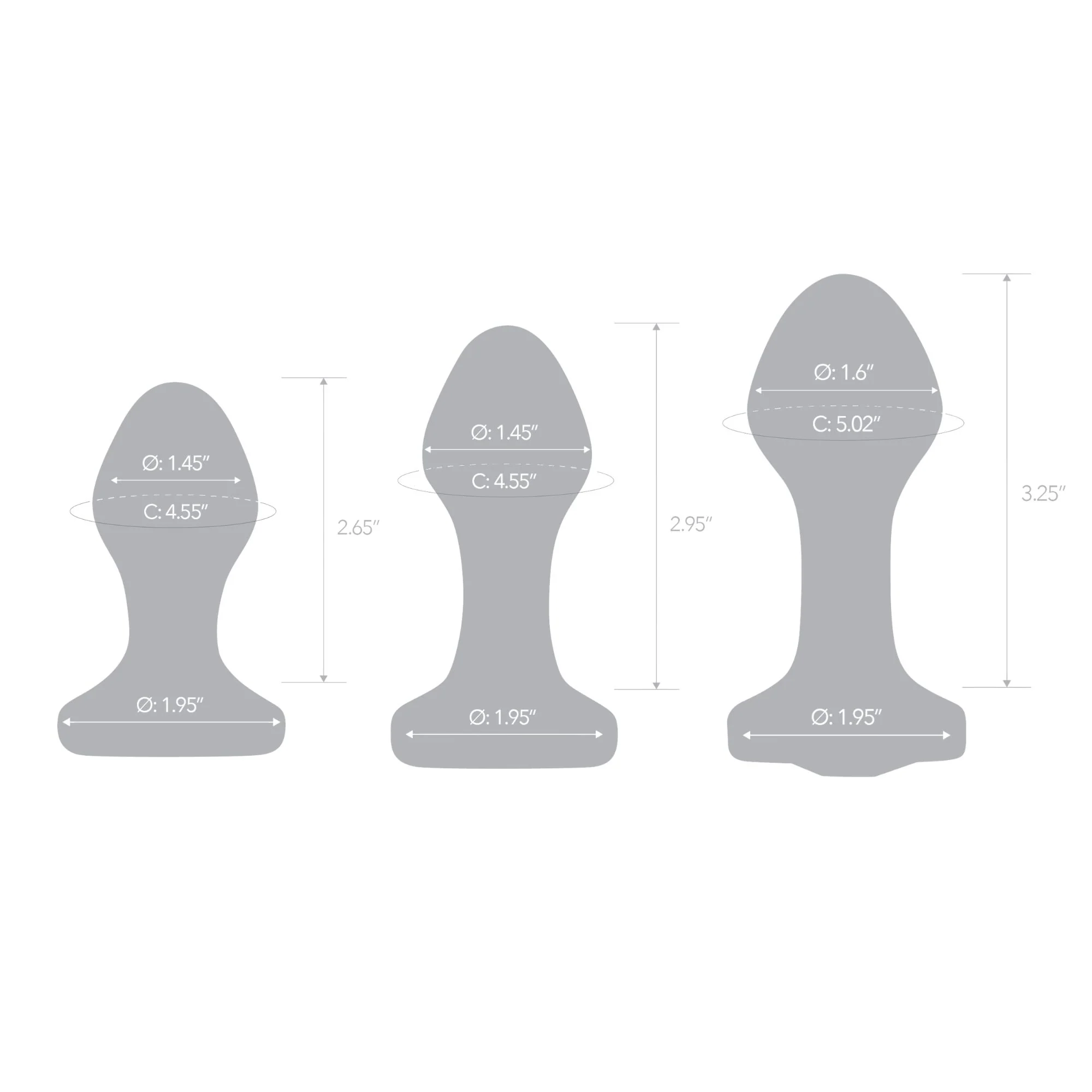 3.7" Blue Celestia Butt Plug - Image 9