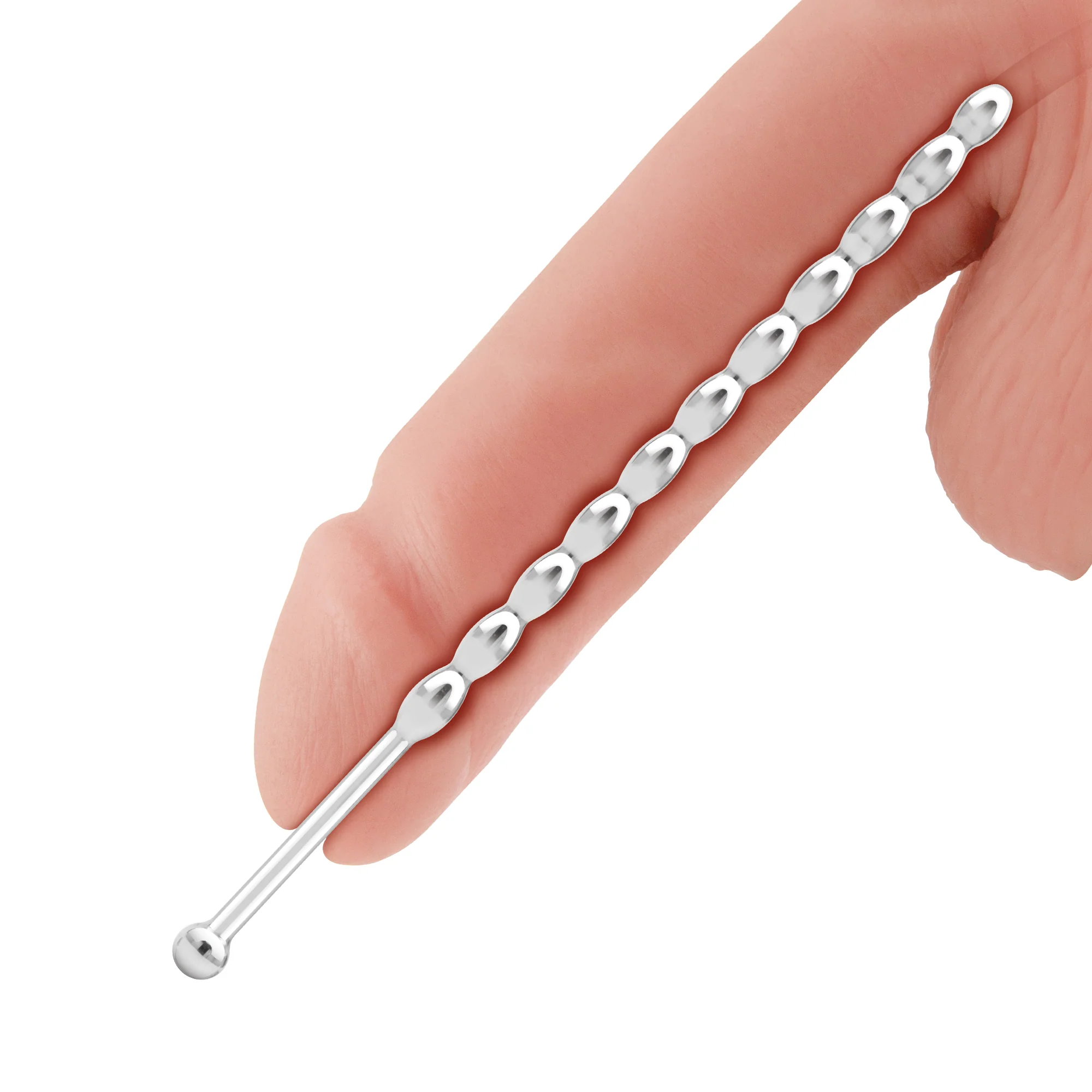6" Stainless Steel Teardrop Urethral Sound - Image 4