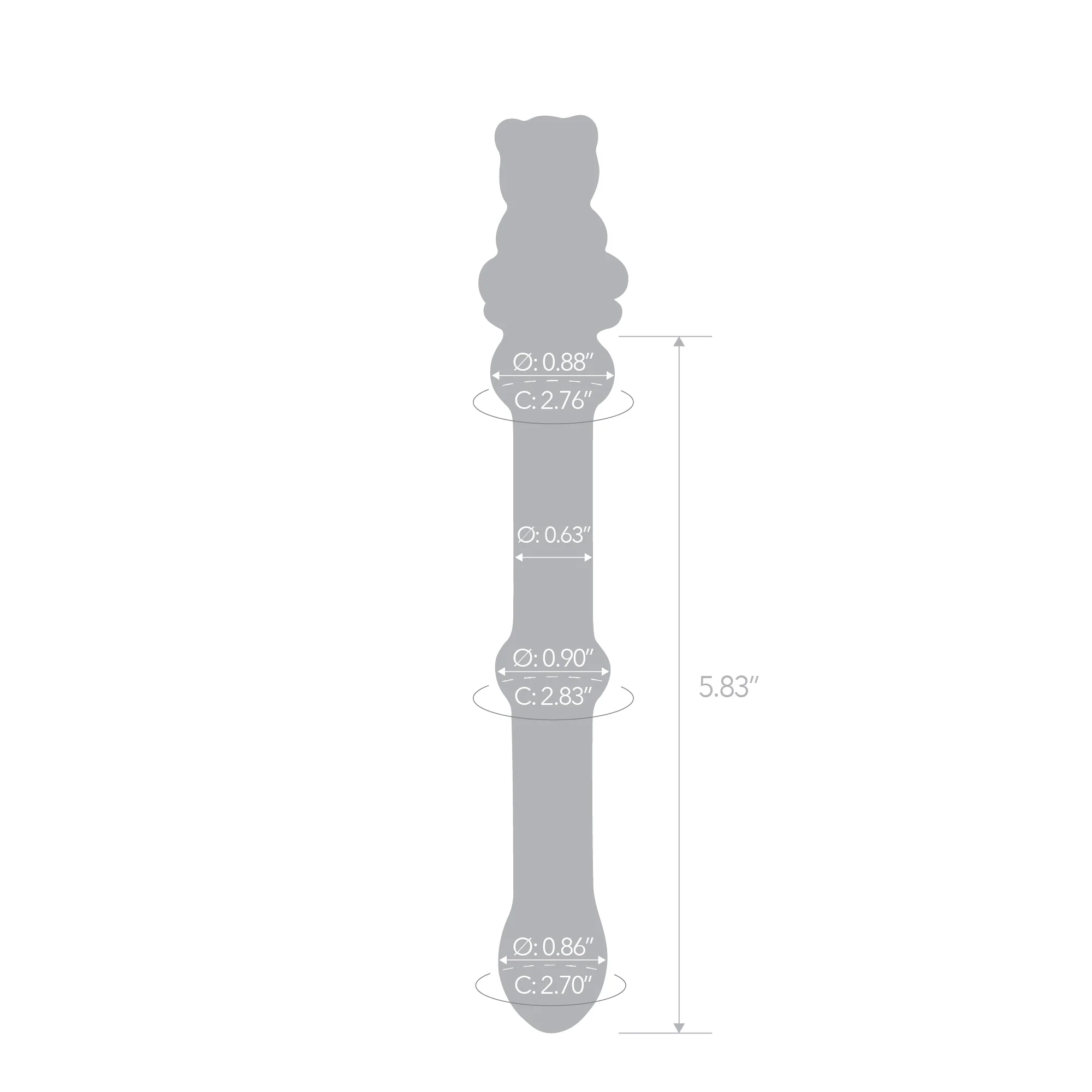 7.25" Beary Deep Dildo - Image 8
