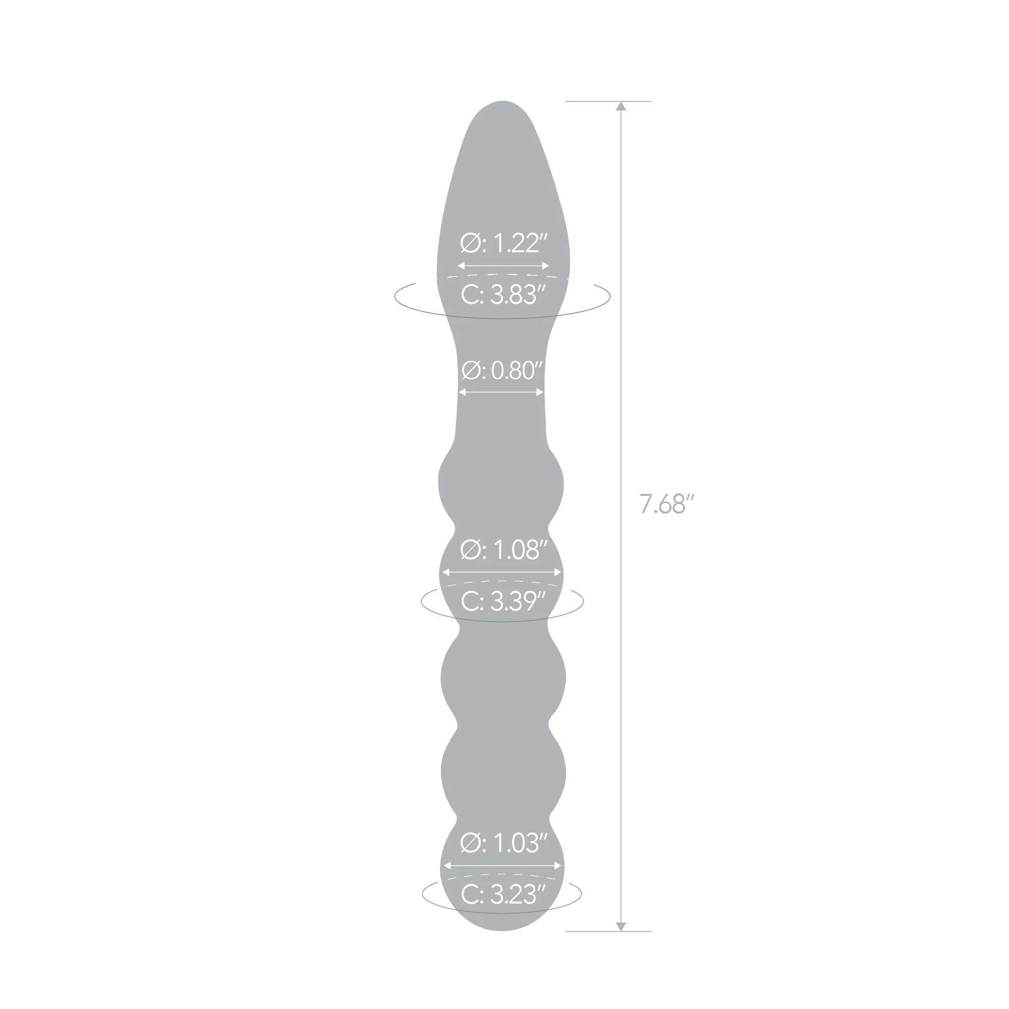 7.75" Gold Rush Dildo - Image 5