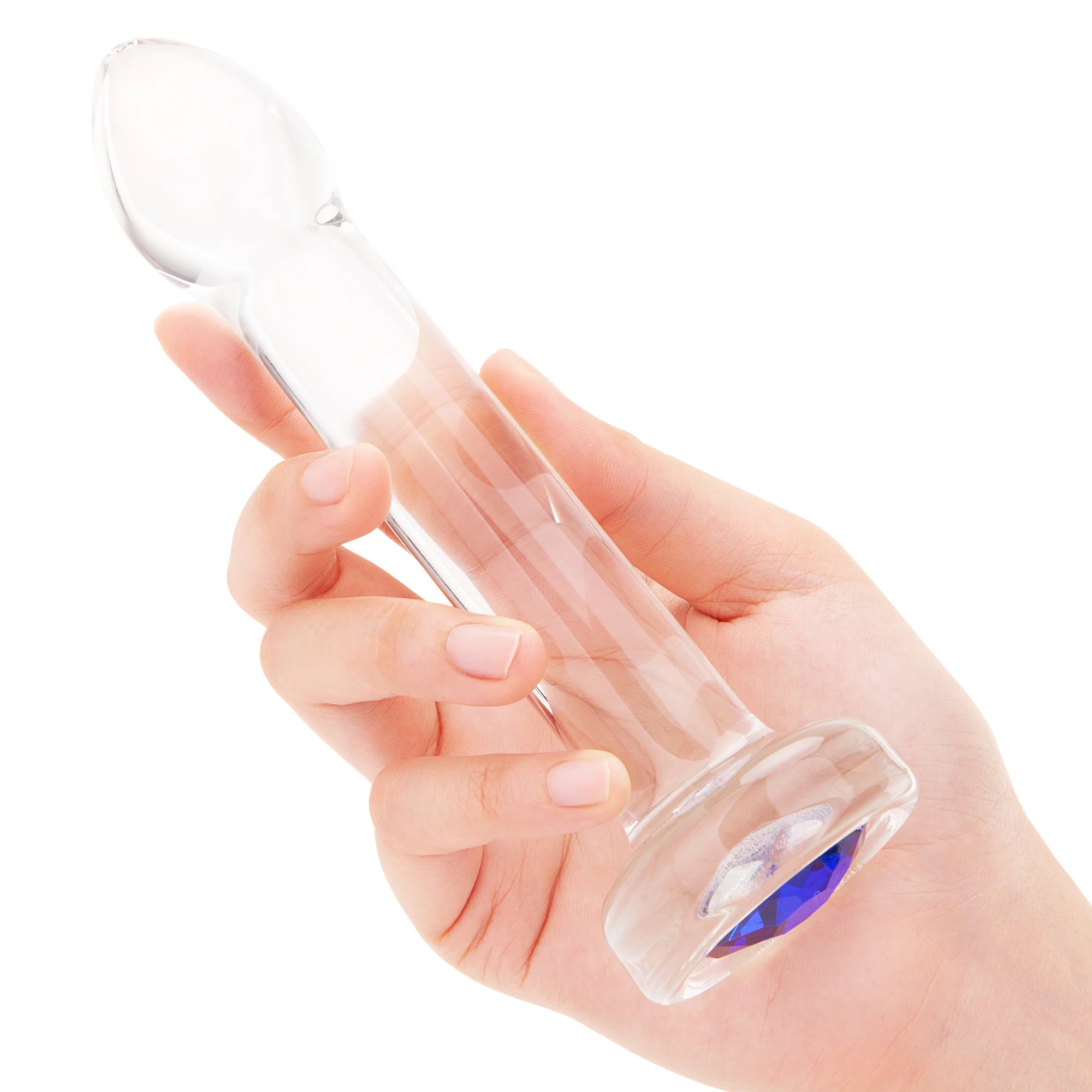 7" Blue Me Away Dildo - Image 6