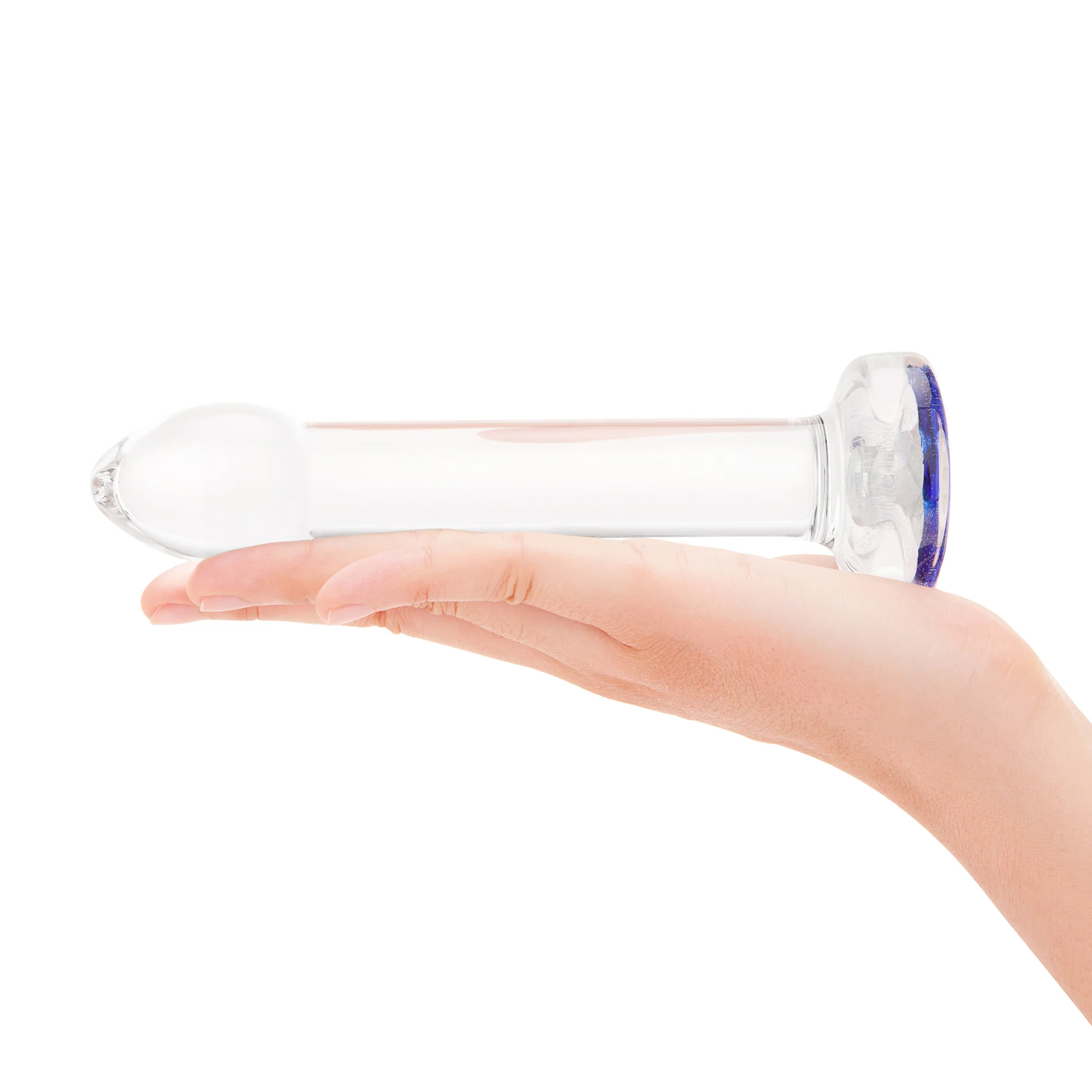 7" Blue Me Away Dildo - Image 7