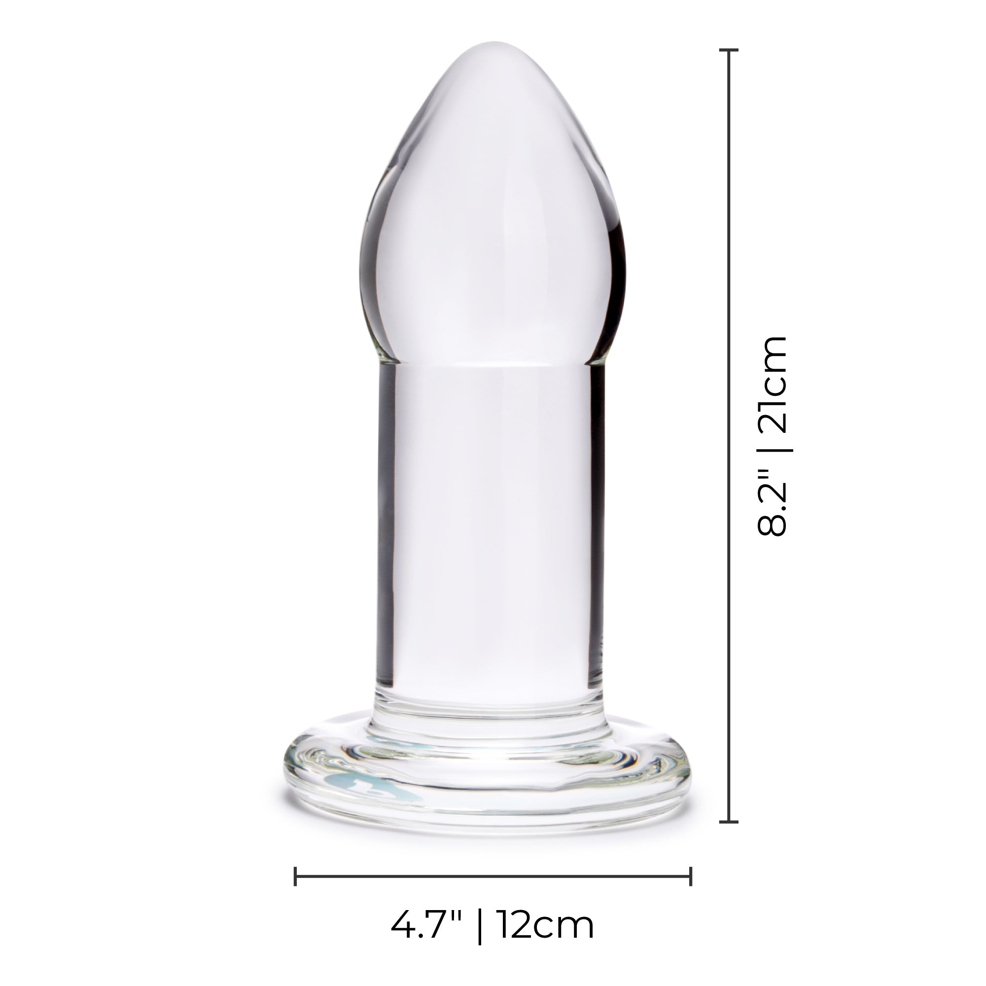 b-Vibe Advanced 8 Inch Glass Dilator Plug - Image 6