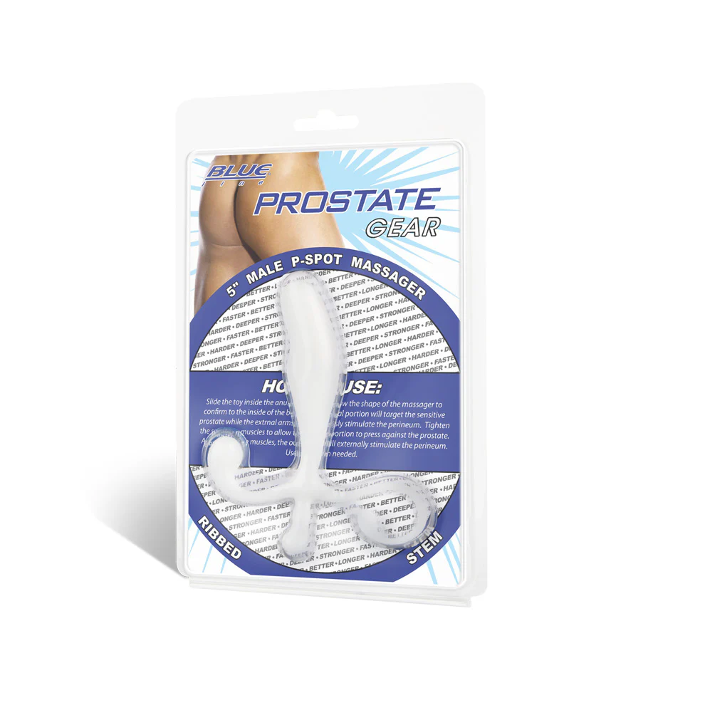 5" Male P-Spot Prostate Massager - White - Image 2