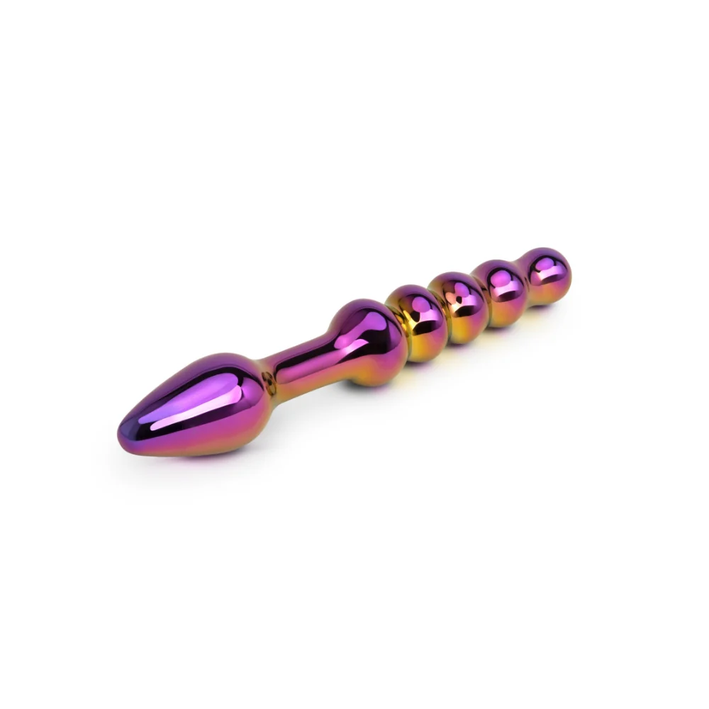 Iridescent Chrome Anal Beads - Image 2