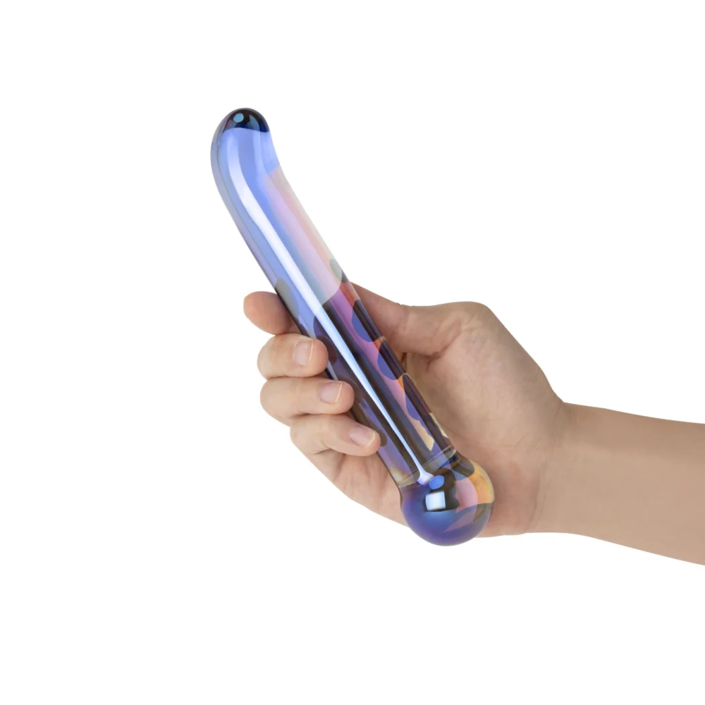 Iridescent Chrome G-Spot Dildo - Image 4