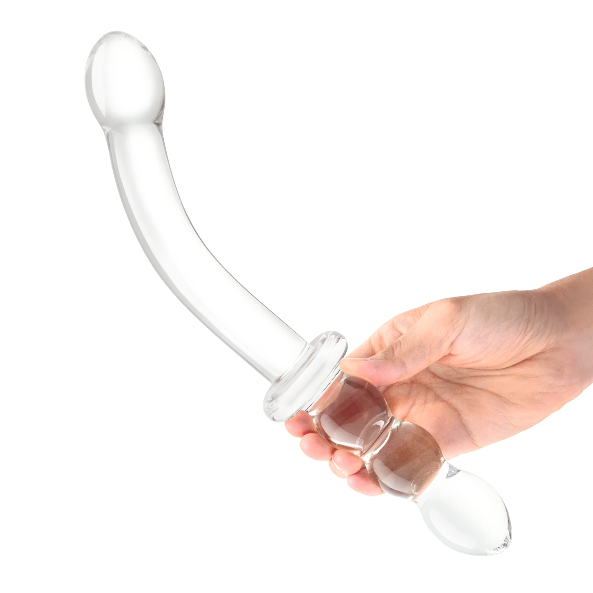 12" Double Ended Dildo With Anal Beads - Image 3