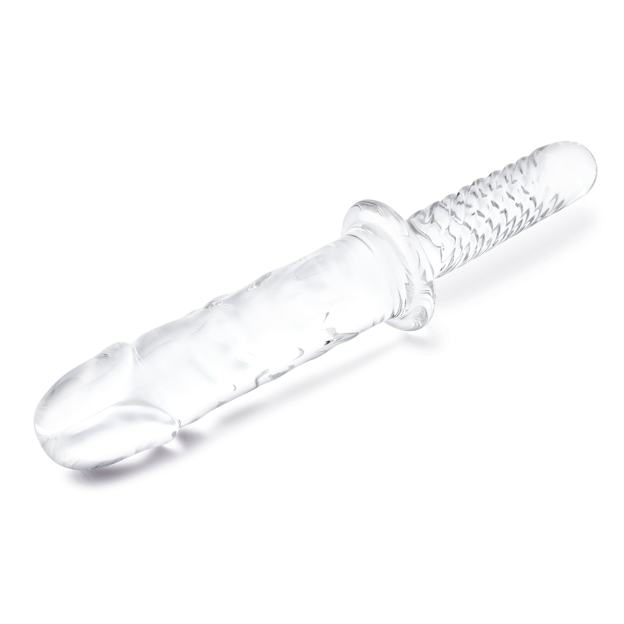 11" Girthy Cock Double Ended Dildo With Handle - Image 3