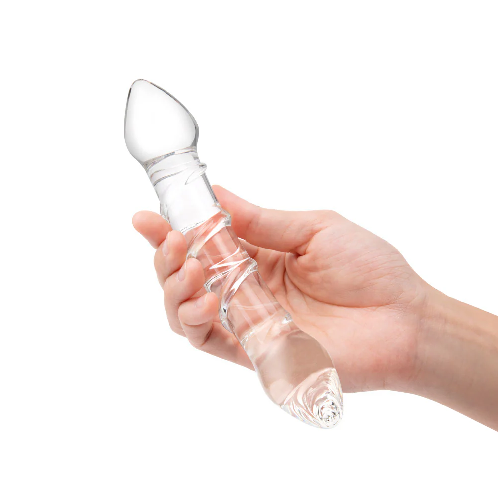 7.25" Girthy Double Ended Swirly Dildo - Image 3
