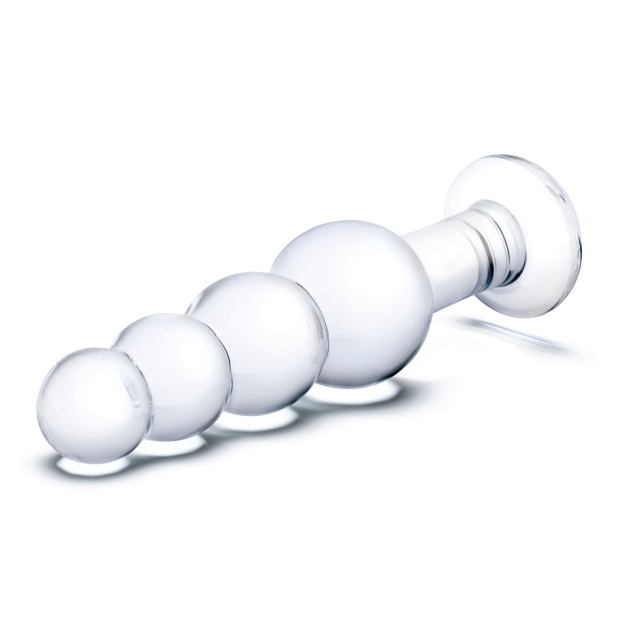 7.25" XL Glass Anal Beads - Image 2