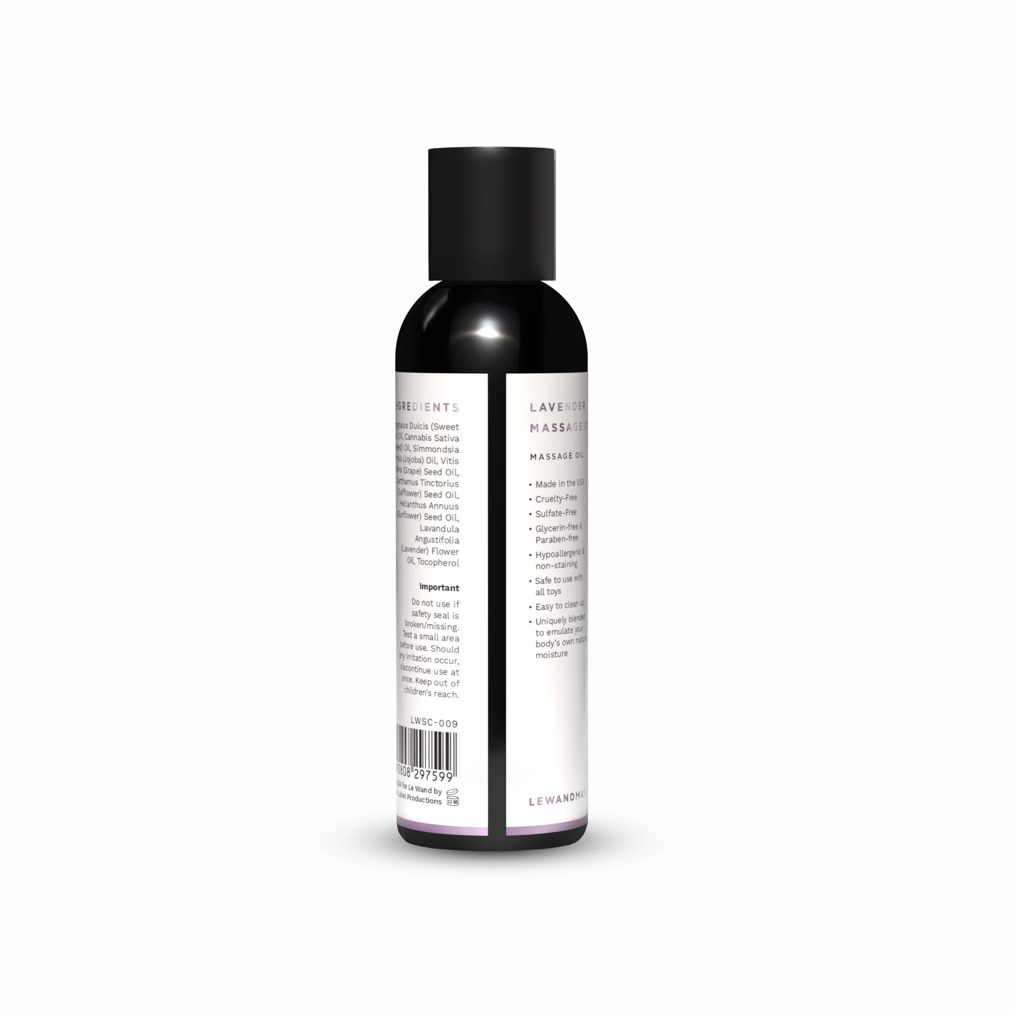 Le Wand Lavender Massage Oil 4 Oz / 118 mL - Image 4