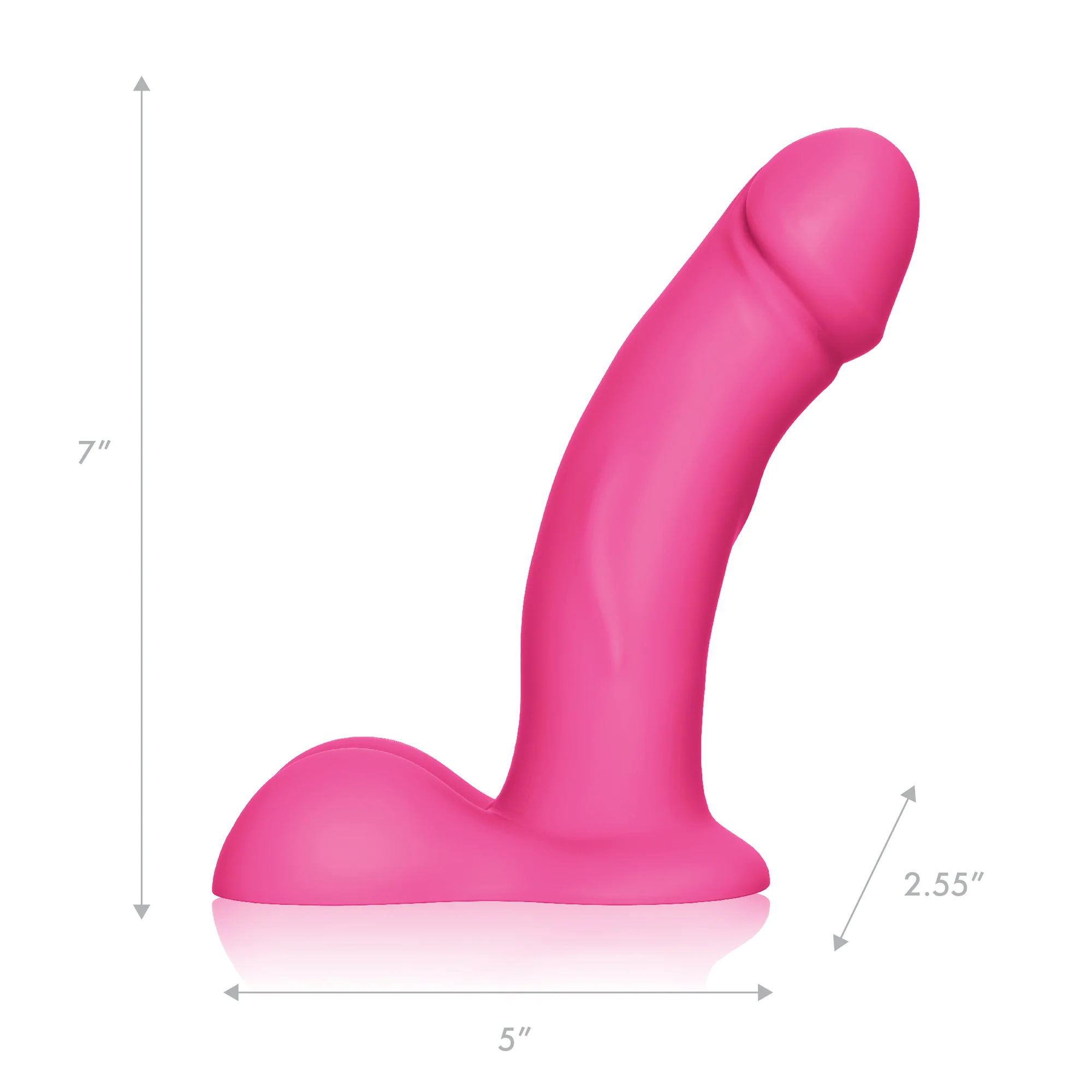 6.5" Realistic Silicone Vibrating Pegging Dildo and Balls with Remote Control and Adjustable Harness - Image 9