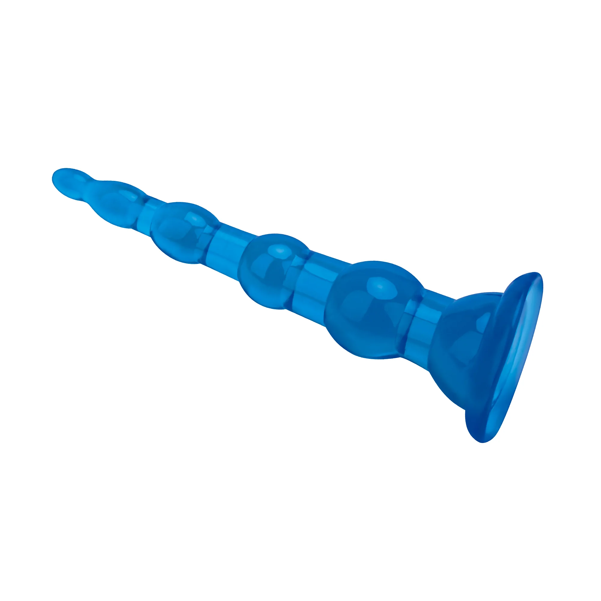 6.75" Anal Beads With Suction Base - Image 3