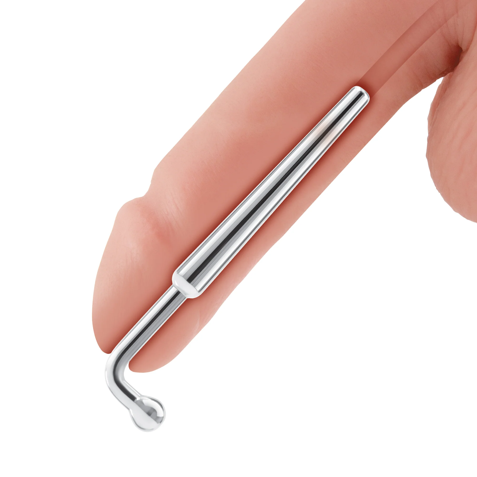 Stainless Steel Crank Head Penis Plug - Image 4