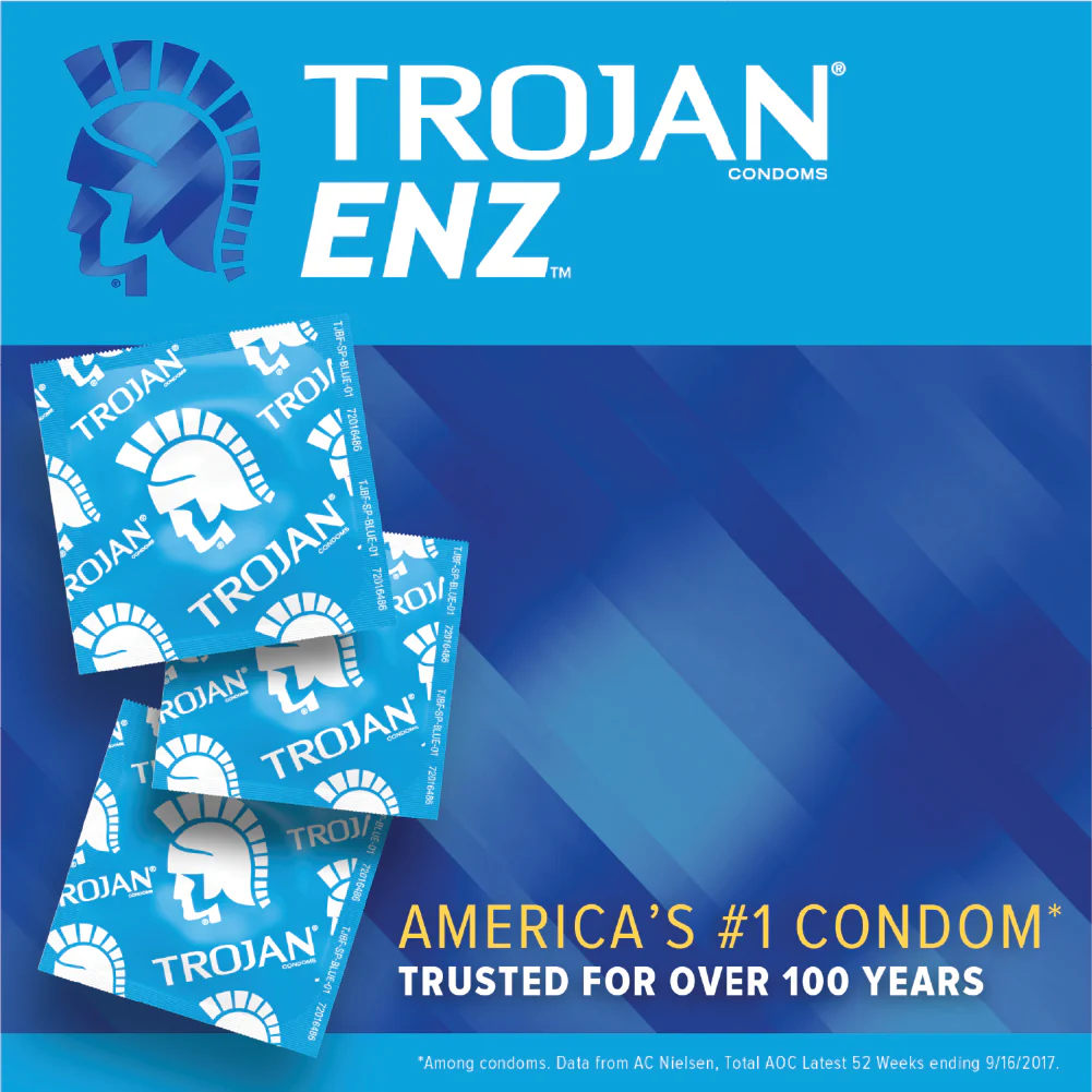 Trojan ENZ Classic Reservoir End 36 Count Lubricated Latex Condoms - Image 3
