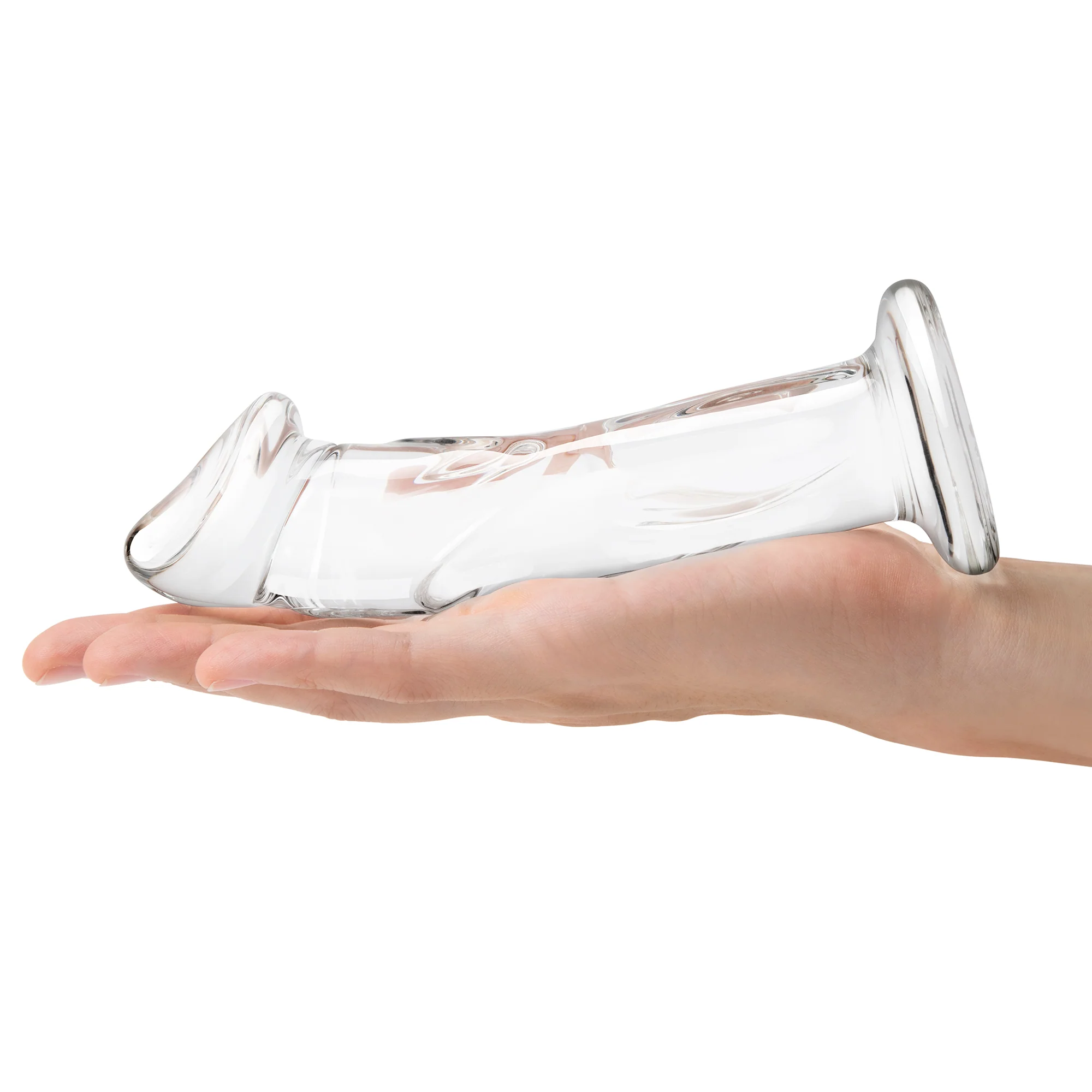 6" Veiny Dildo With Flat Base - Image 4