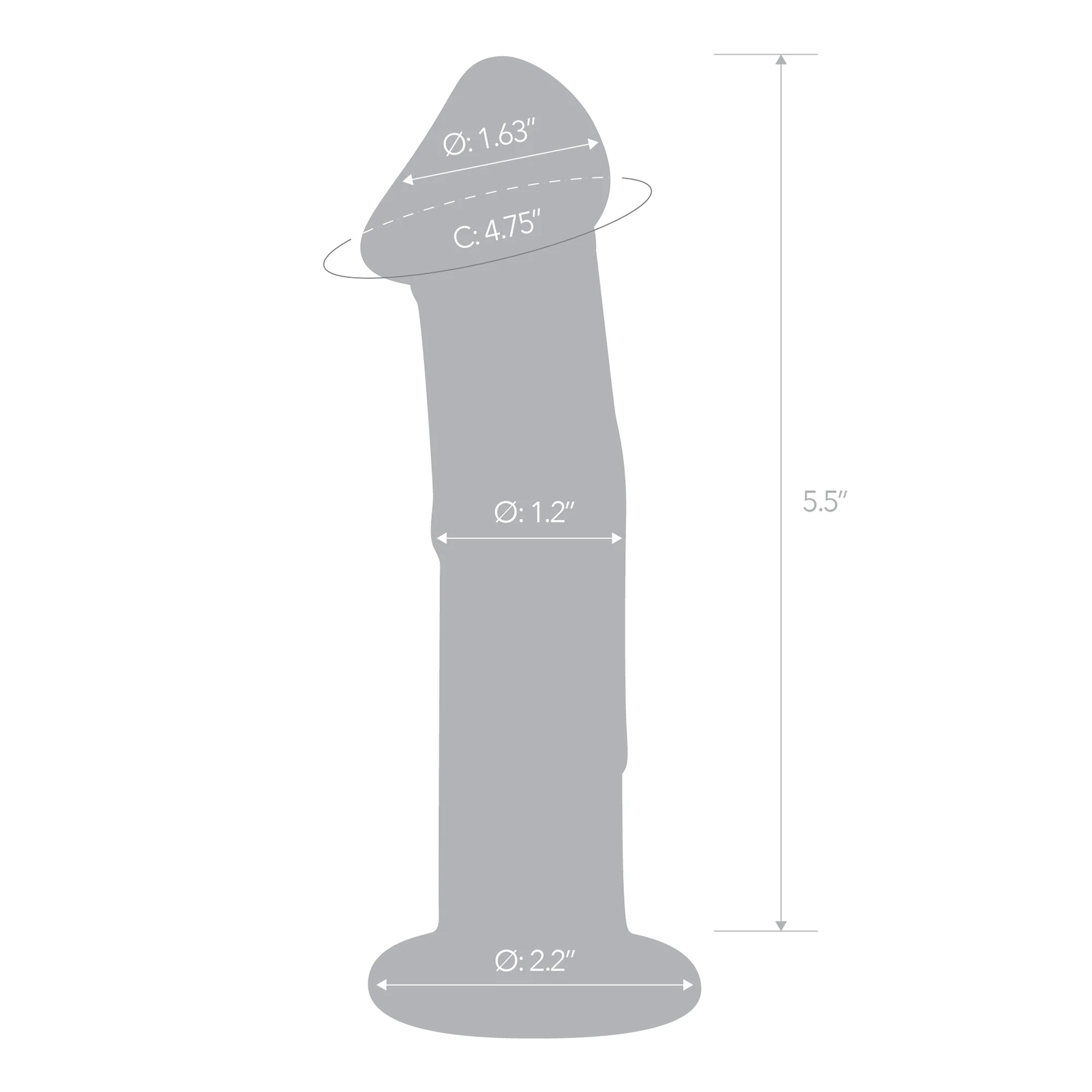 6" Veiny Dildo With Flat Base - Image 6